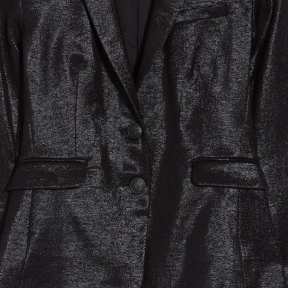 NEW Rag & Bone Women's Black Razor Velvet Two-Button Blazer Jacket - Size 00/XXS - Picture 10 of 13